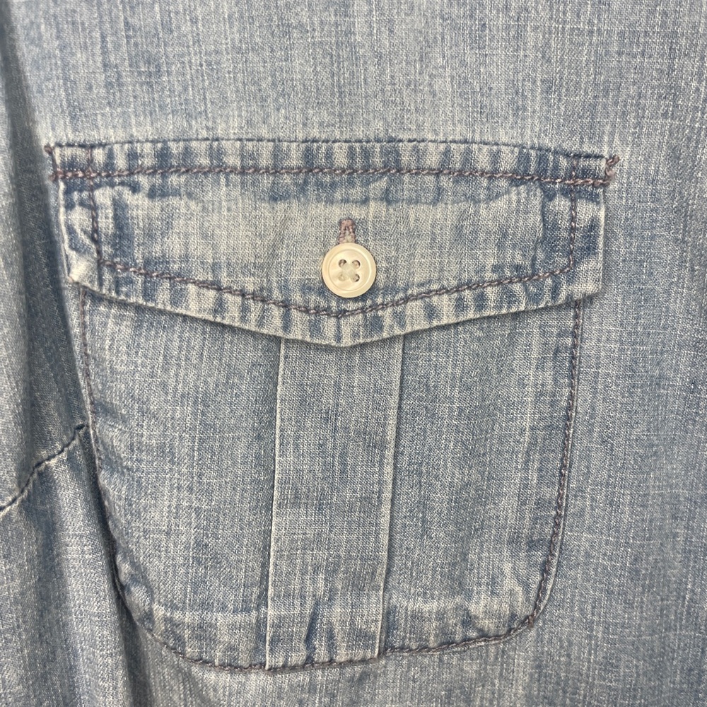 J. Crew Light Blue Denim Shirt - Picture 3 of 8
